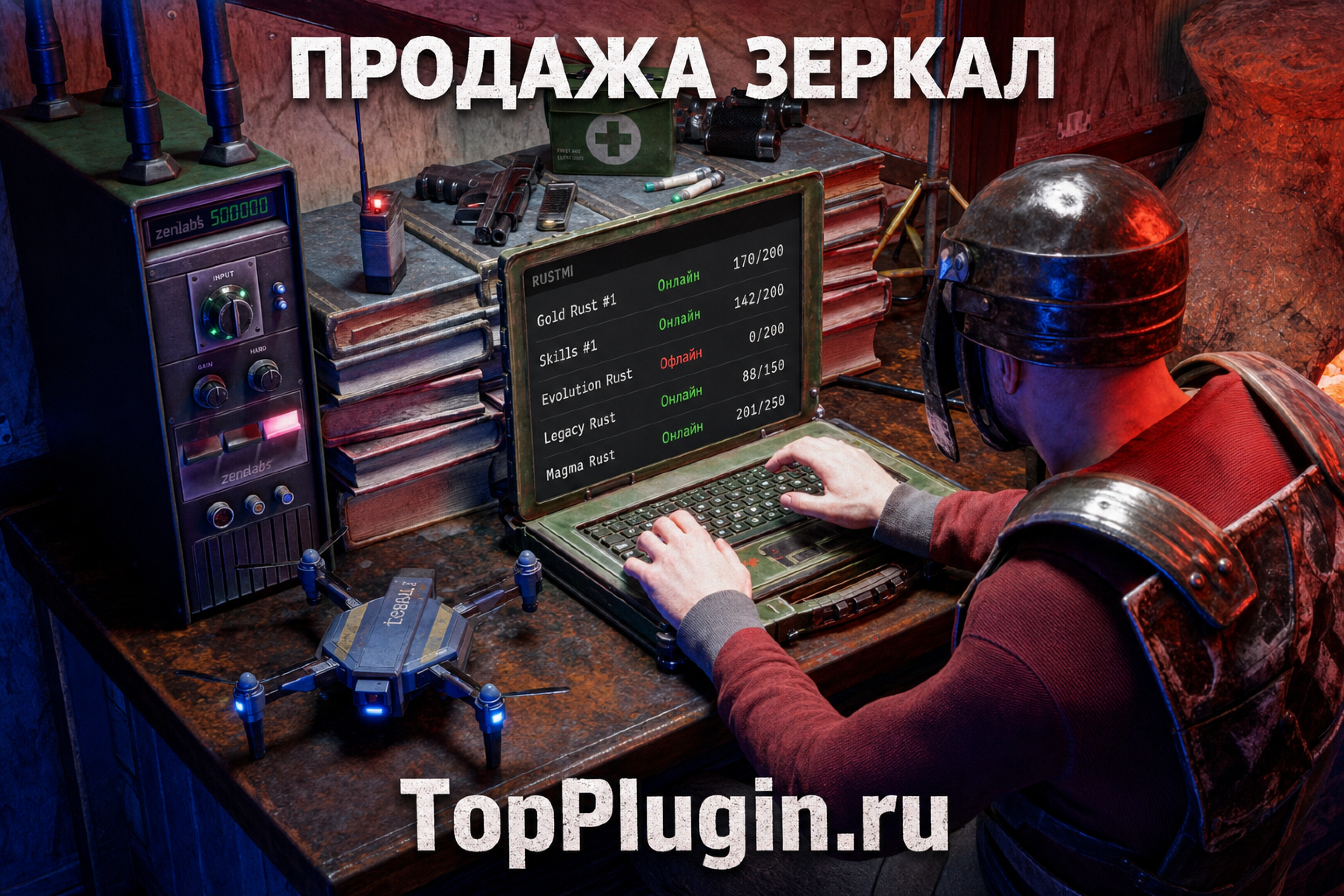 RustMi — зеркала Rust-сервера